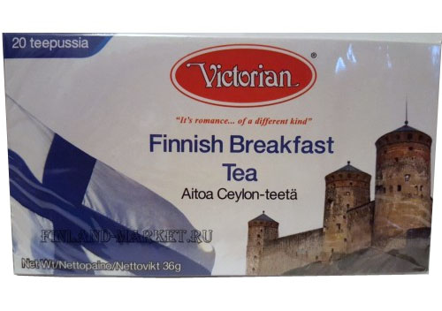 Черный чай в конверте Victorian Finnish Breakfast tee 20pcs | Лапландия ...